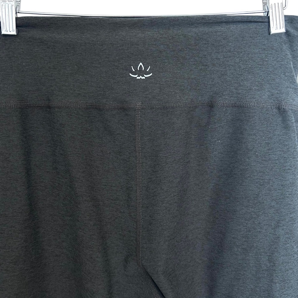 Beyond Yoga Spacedye High Waisted Wide Leg Pants Dark Gray Medium Pocket - Picture 9 of 10